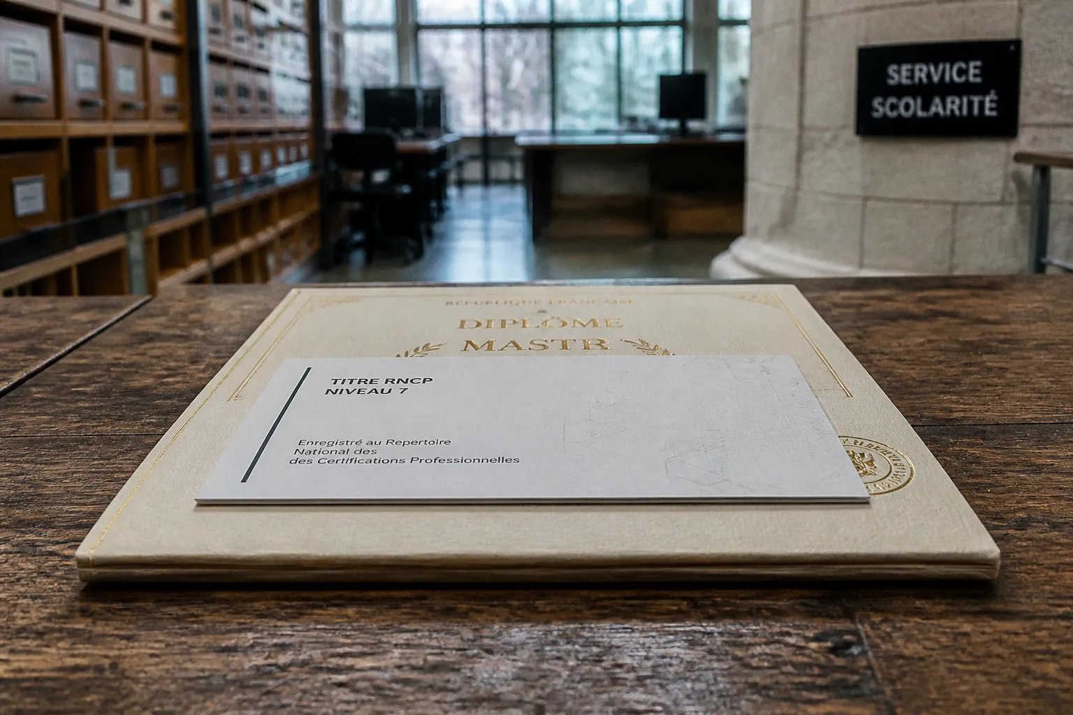 Équivalence entre titre RNCP et diplôme universitaire