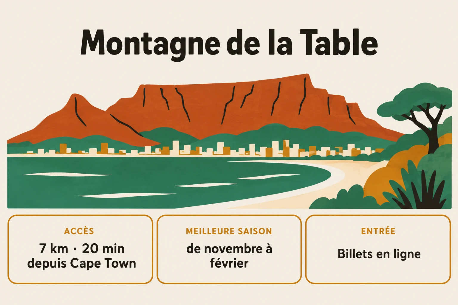 Montagne de la Table en pratique : accès, meilleure saison et billets
